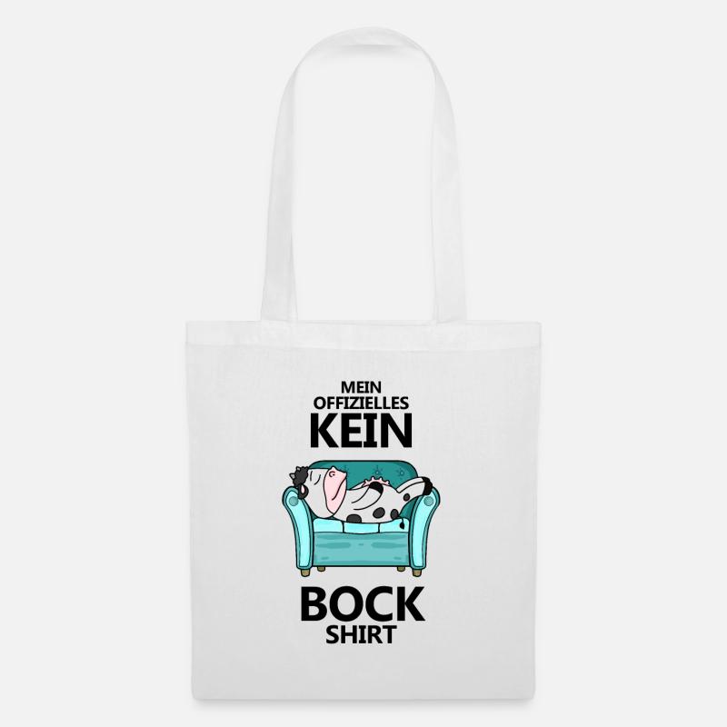 Statement Keine Lust - Stoffbeutel - Weiß