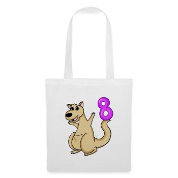 8 Birthday 8 years old with animal motif - eight - Tote Bag - white - Front
