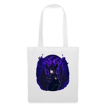 Goth Anime Girl nuit noire - Sac en tissu - blanc - Devant
