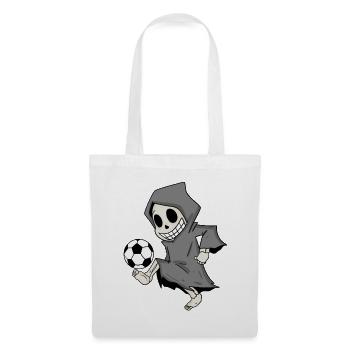 Grim Reaper joue au football - Sac en tissu - blanc - Devant