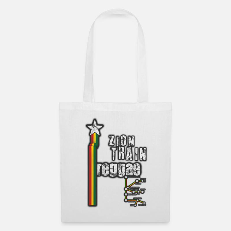 reggae stern plus - Stoffbeutel - Weiß