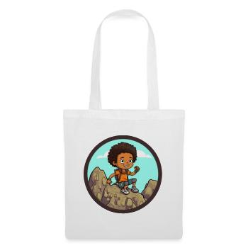 Afro Black Kid Young Girl Empowerment Girl - Tote Bag - white - Front