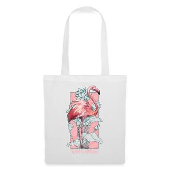 Team Flamingo Watercolor Watercolor Animals - Tote Bag - white - Front