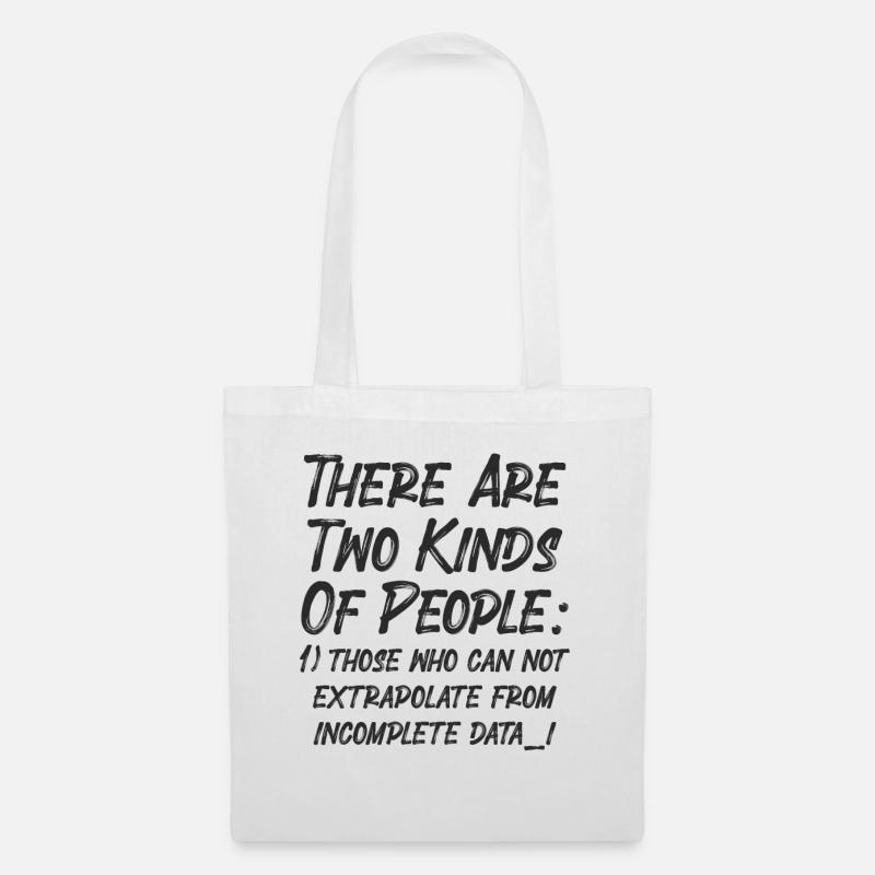 Incomplete Data Funny Science Nerd - Tote Bag - white