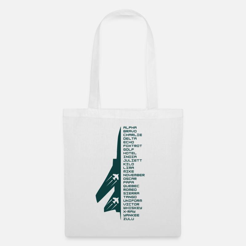 Phonetic alphabet - Tote Bag - white