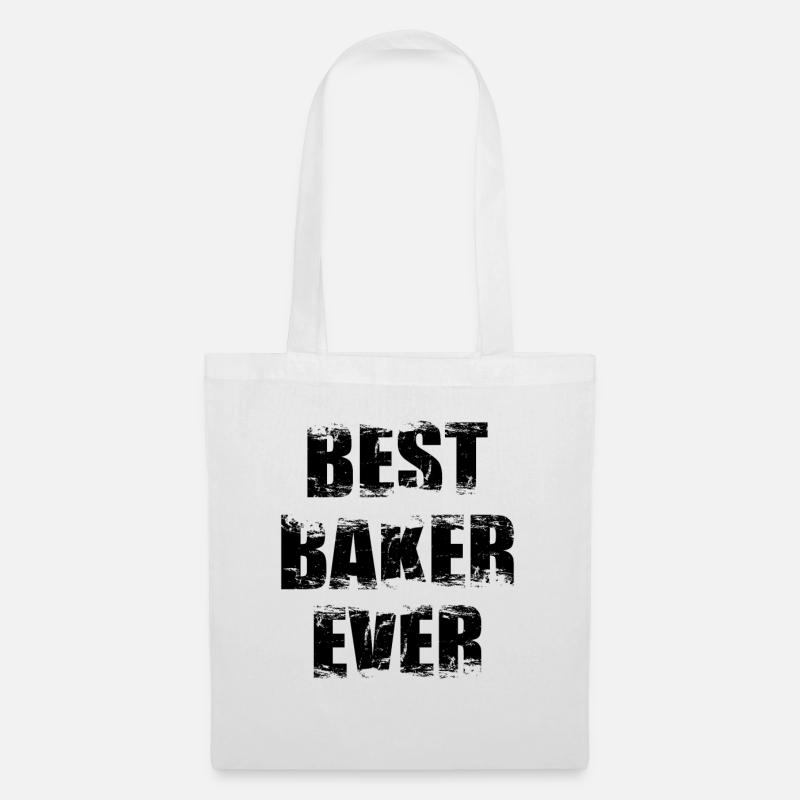 Bäcker - Stoffbeutel - Weiß