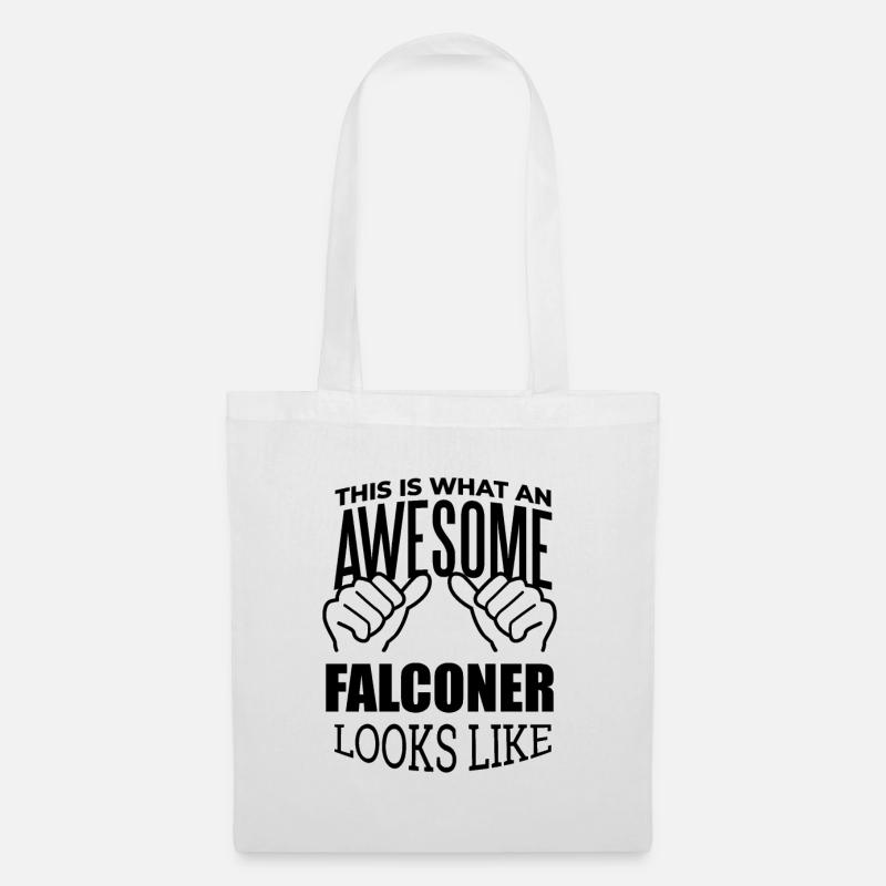 Falconry - Tote Bag - white
