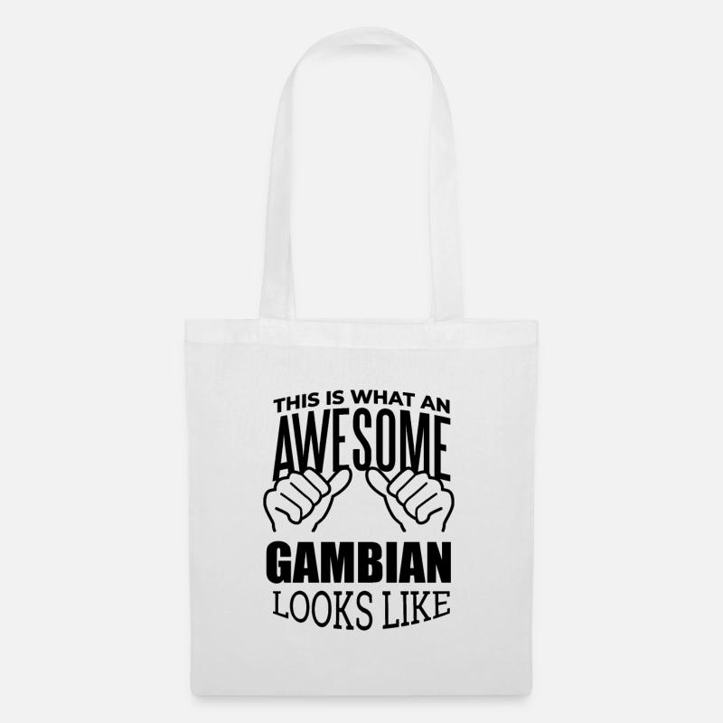Gambia - Stoffbeutel - Weiß