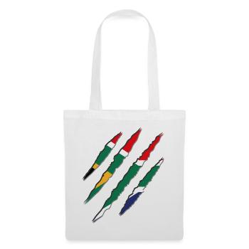 Südafrika Krallen - Stoffbeutel - Weiß - Vorne