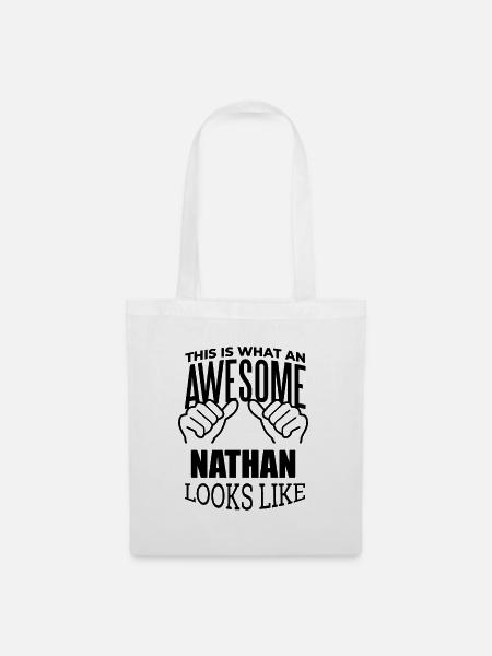 Nathan Nathan Nathan - Stoffbeutel - Weiß