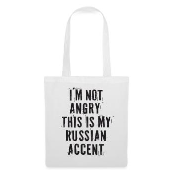 I'm Not Angry This Is My Russian Accent Russia - Tote Bag - white - Front