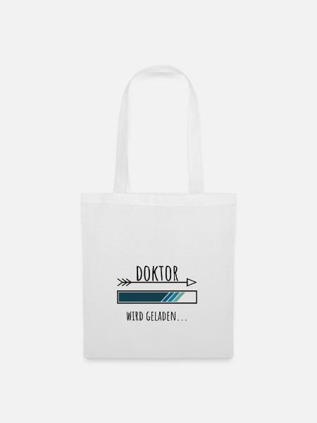 Doktoranten Geschenk Studium - Stoffbeutel - Weiß