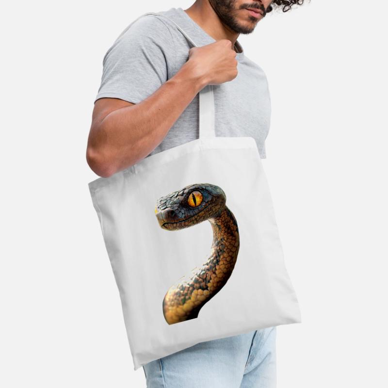 Snake Python Cobra Mamba Rattlesnake Snake Tote Bag