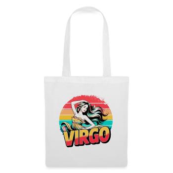 Virgo Horoscope Astrology 80s 90s Vintage Sign. - Tote Bag - white - Front