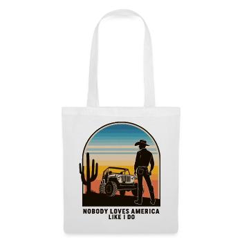 Cowboy - Tote Bag - white - Front