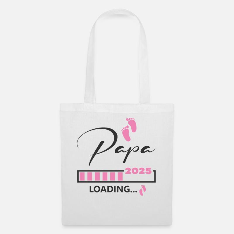 Papa 2025 loading - Tote Bag - white
