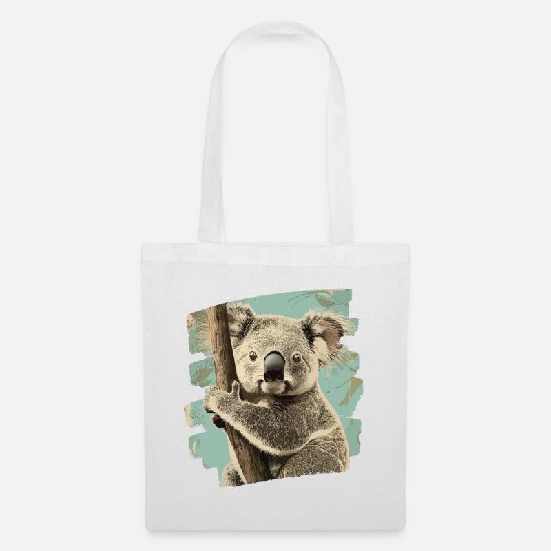 Koala Bär - Stoffbeutel - Weiß