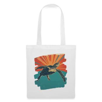Sea Turtle Retro - Tote Bag - white - Front