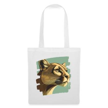 Lion de montagne Rétro - Sac en tissu - blanc - Devant