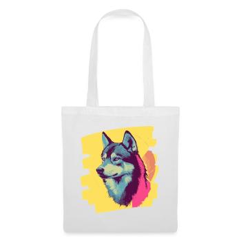 Husky - Stoffbeutel - Weiß - Vorne