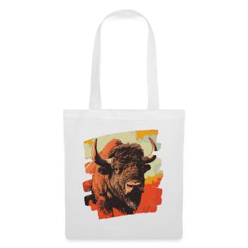 Buffle - Sac en tissu - blanc - Devant