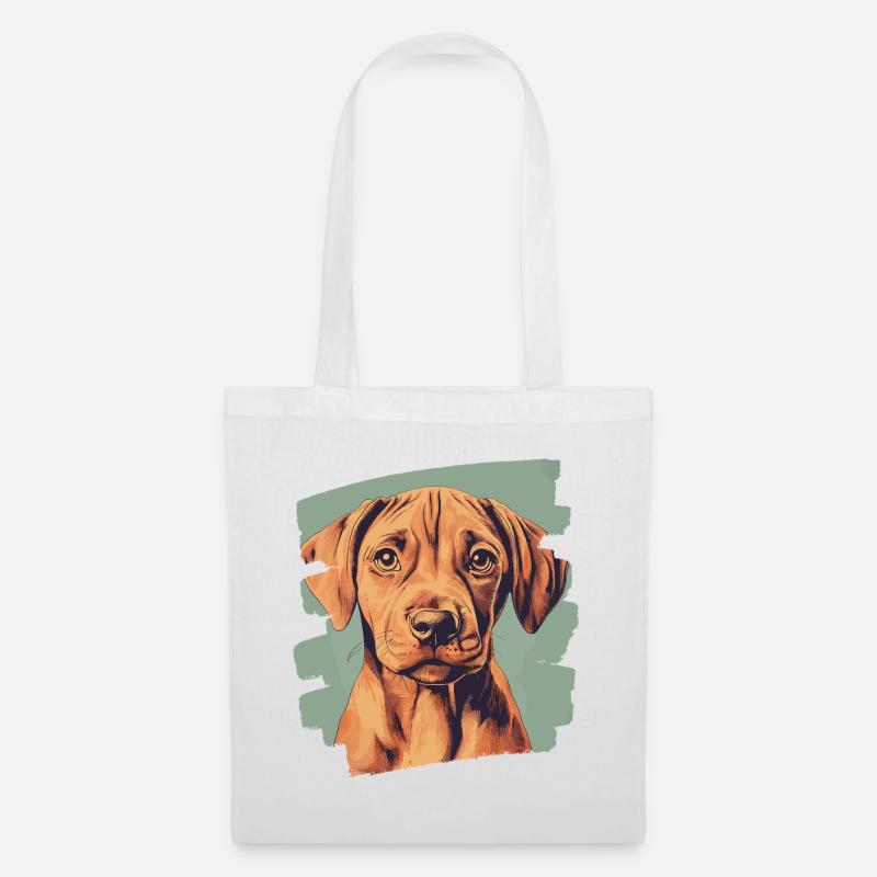 Rhodesian Ridgeback - Stoffbeutel - Weiß