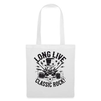Es lebe Classic Rock Tee - Stoffbeutel - Weiß - Vorne