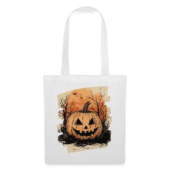 Halloween Pumpkin - Tote Bag - white - Front