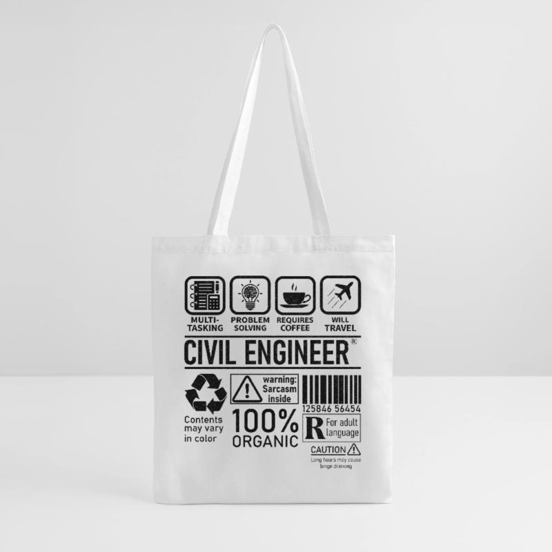 Civil Engineer multi tasking problem solving Tote Bag