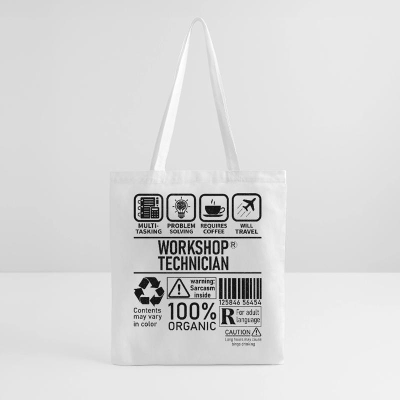 Workshop Technician multi tasking problem solving Tote Bag