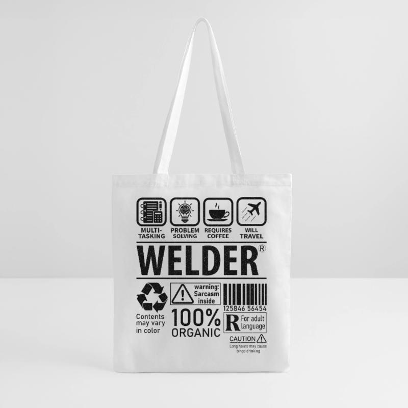 Welder multi tasking problem solving requires Stoffbeutel