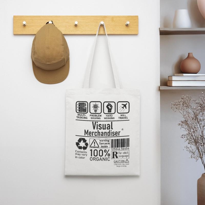 Visual Merchandiser multi tasking problem solving Tote Bag