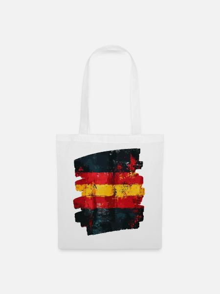 Spanische Flagge Spanien - Stoffbeutel - Weiß