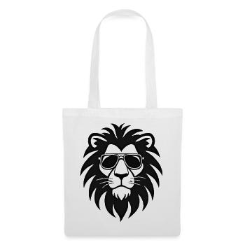 Logo des lunettes de soleil Cool Lion - Sac en tissu - blanc - Devant