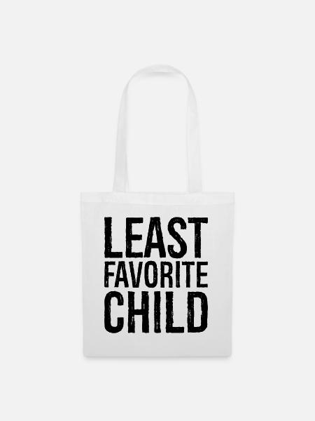 least favorite child - Stoffbeutel - Weiß