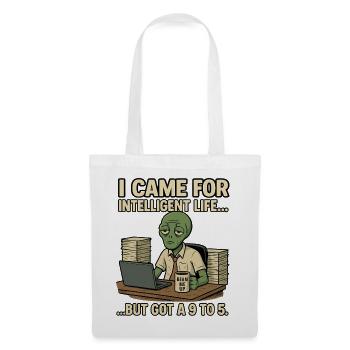 Alien Extra-Terrestrial avec de l’humour - Téléporte-moi - Sac en tissu - blanc - Devant
