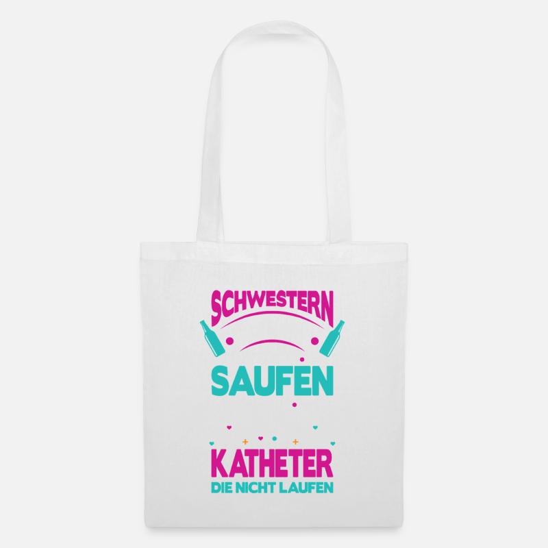 Pflegerin Geschenke Pflege Lustig Krankenpflegerin - Stoffbeutel - Weiß