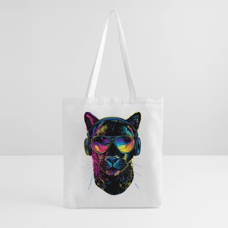 Panthère Léopard Grand Chat Mignon Gros Chat Panter Sac en tissu