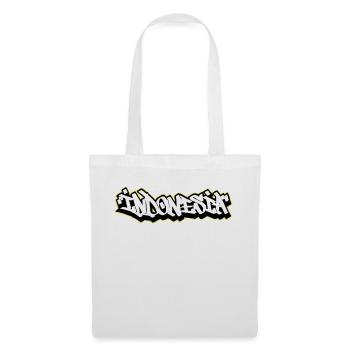 Indonesien Graffiti Tag Sketchbook - Stoffbeutel - Weiß - Vorne