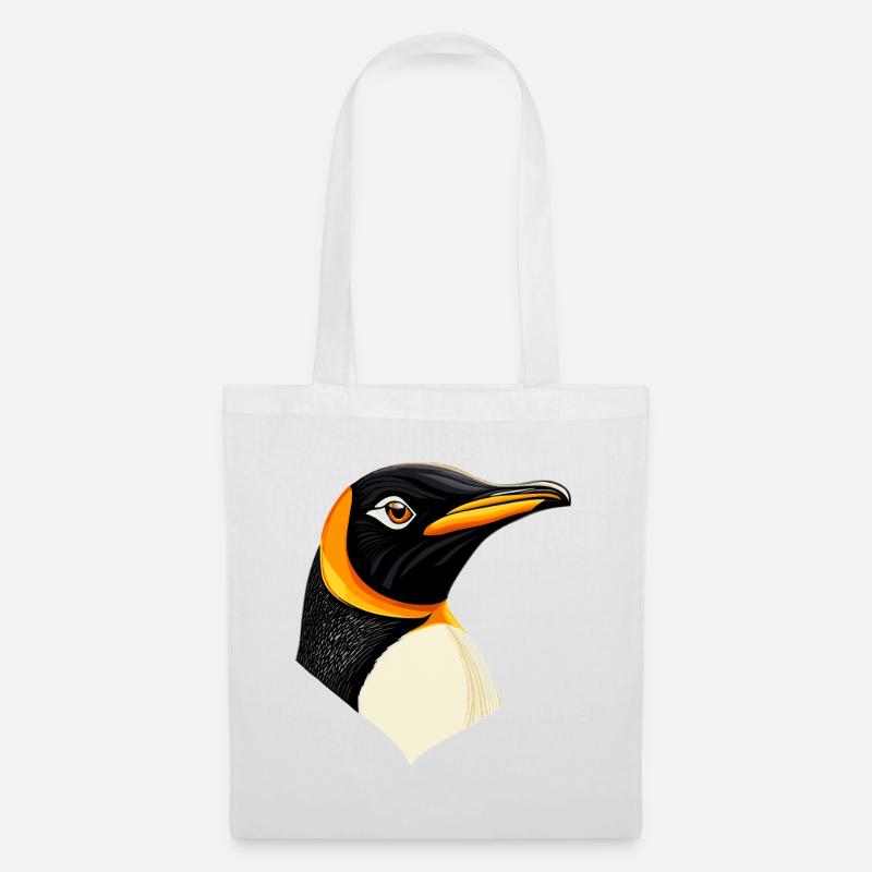 Pinguin Kaiserpinguin Zwergpinguin Süße Pinguine - Stoffbeutel - Weiß