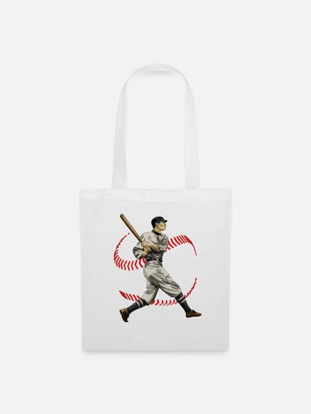 Baseball - Stoffbeutel - Weiß