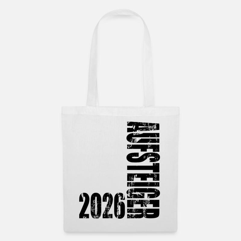 Aufsteiger 2026 Aufstiegstrikot Aufstieg 26 - Stoffbeutel - Weiß