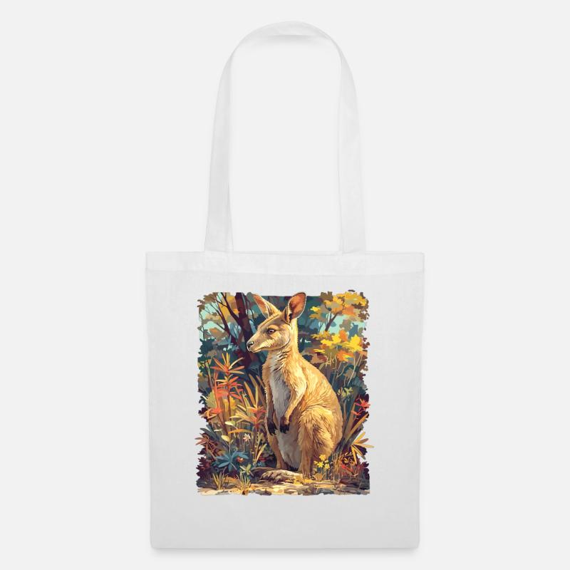 Wallabys Wallaby - Stoffbeutel - Weiß