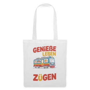 Railway Enjoy life to the fullest Railway - Tote Bag - white - Front