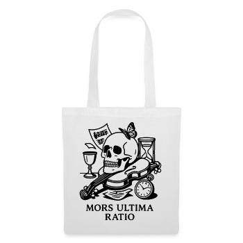 Memento Mori Mors Ultima Ratio - Tote Bag - white - Front