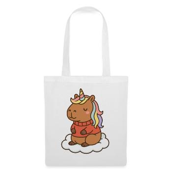 Capybara Unicorn 🌈 - Tote Bag - white - Front