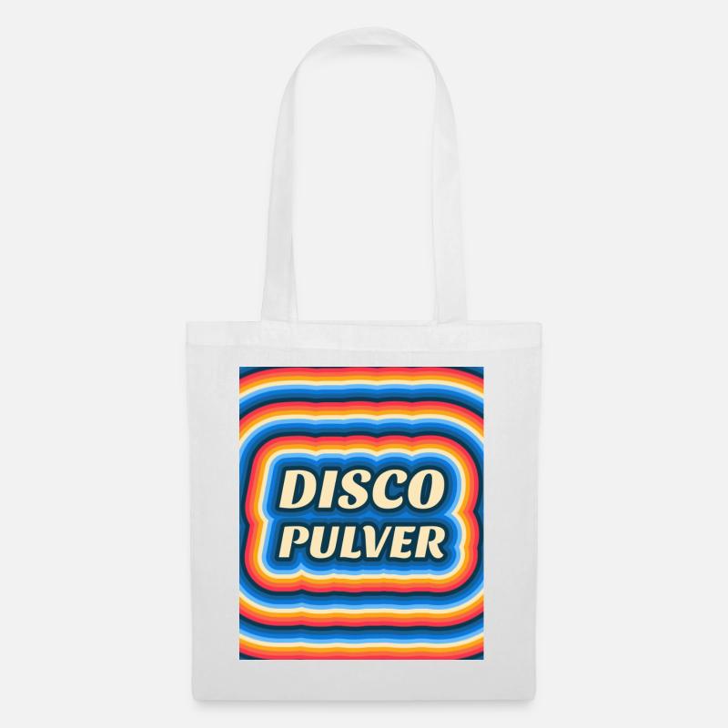 Disco Powder Retro Logo - Tote Bag - white