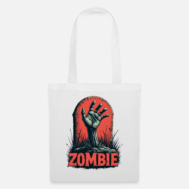 Apokalypse Zombie Hand - Stoffbeutel - Weiß