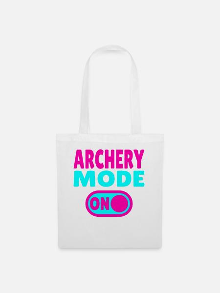 Archery Mode ON - Stoffbeutel - Weiß