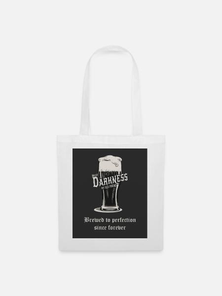 Hello Darkness – Brewed to Perfection - Stoffbeutel - Weiß